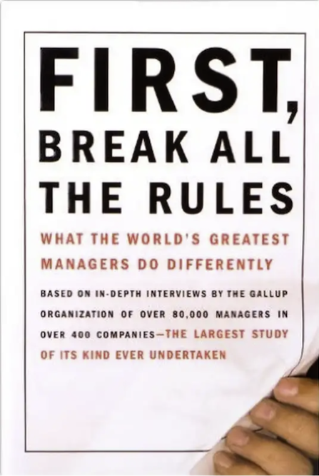 First, Break all the Rules book cover